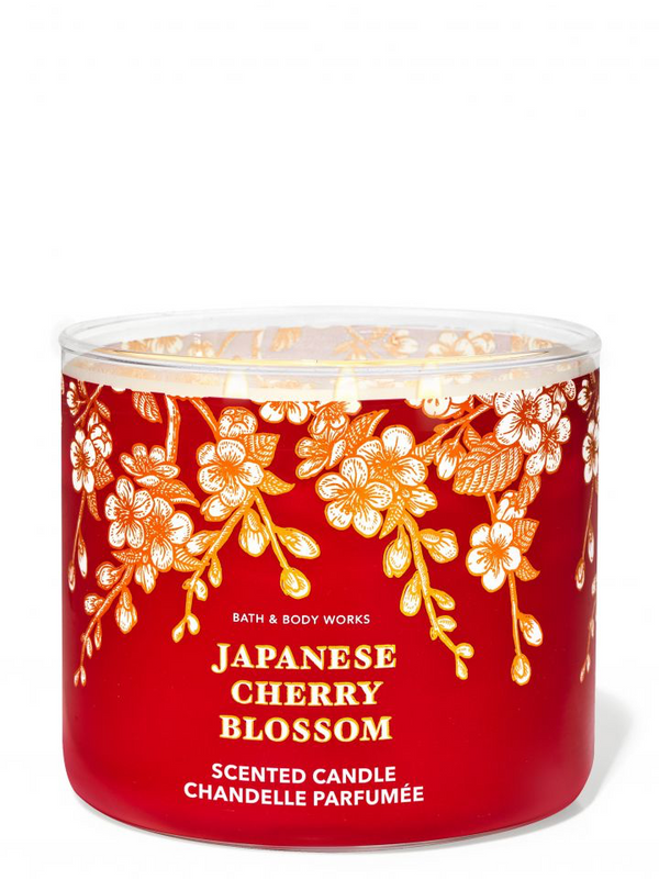 شموع ٣ فتايل- جبانيز تشيري بلوسم