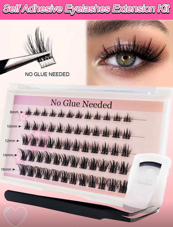 No Glue Needed EYELASHES رموش فورية لا تحتاج للاصق